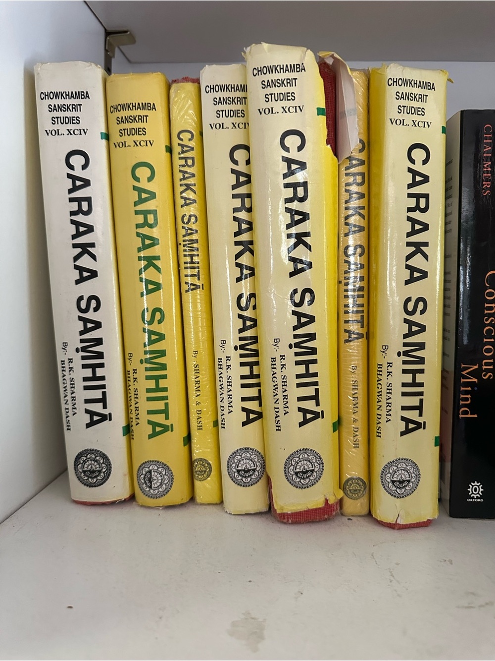 Yellow Caraka Samhita Hardcover Book Set - Unbranded